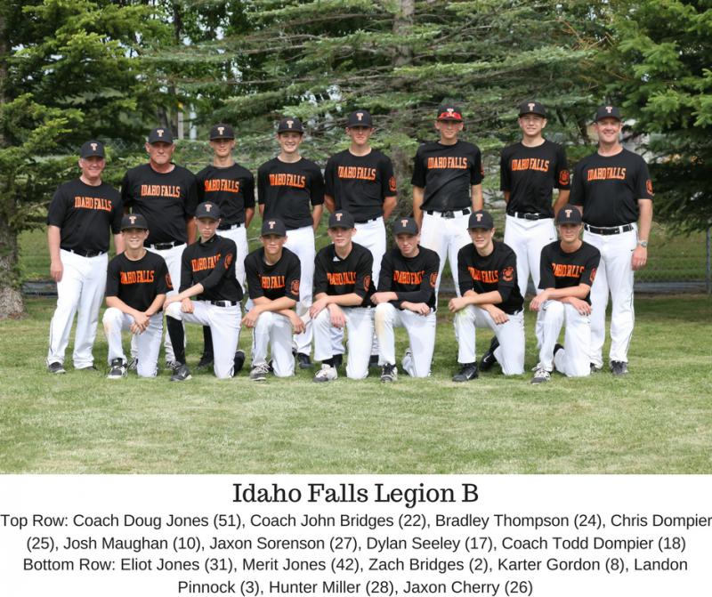 Idaho Falls Ranger B Team B 2017 Baseball Team | The American Legion